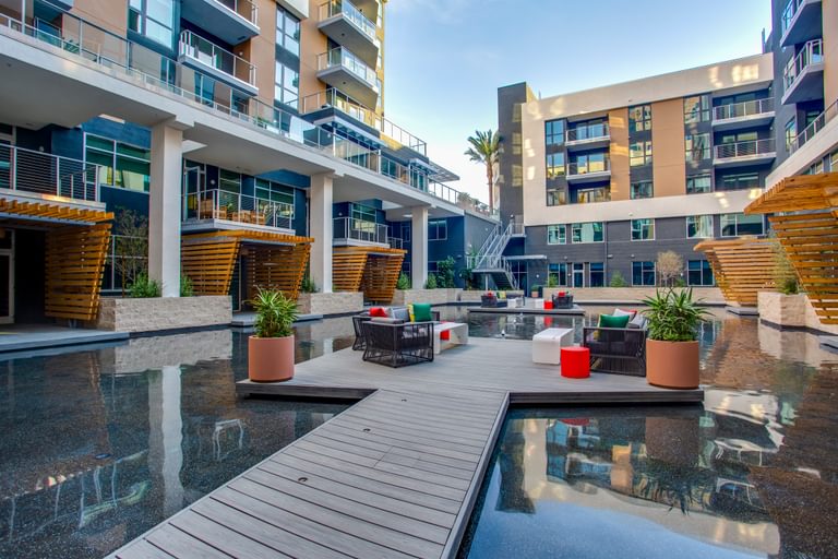 Oceanaire - water courtyard